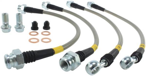 StopTech - StopTech 05-09 Land Rover LR 3 / 06-09 Range Rover Rear Stainless Steel Brake Line Kit