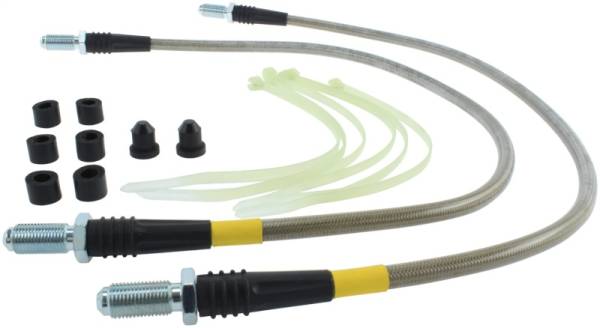 StopTech - StopTech Lotus 05-11 Elise/06-10 Exige Front Stainless Steel Brake Line Kit