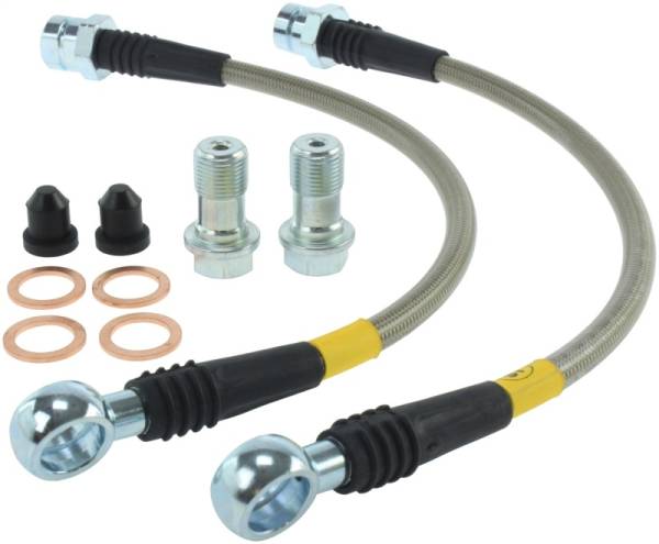 StopTech - StopTech 15-17 Volkswagen GTI Stainless Steel Rear Brake Lines