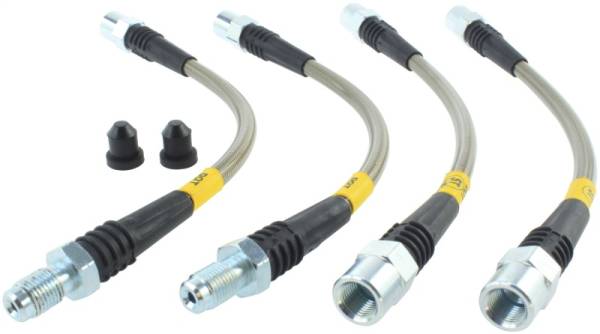 StopTech - StopTech 87-91 BMW M3 / 89-4/91 325/328 Series (E30/E36) Rear Stainless Steel Brake Line Kit