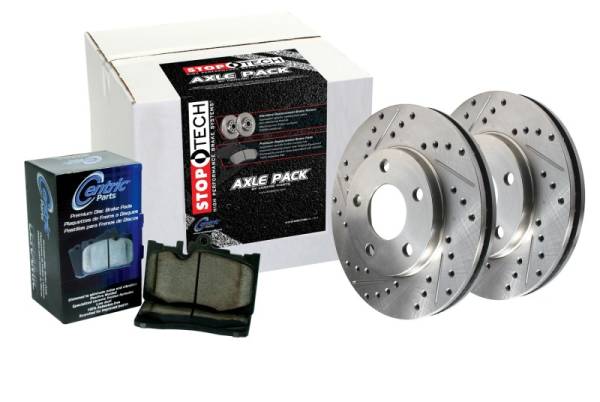 StopTech - Sport Axle Pack Drilled Rotor, 4 Wheel