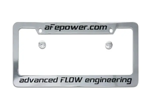 aFe - aFe POWER Engraved Metal License Plate Frame