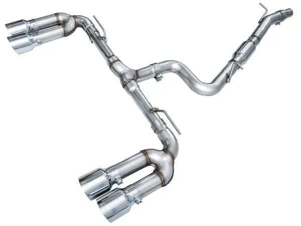 AWE Tuning - AWE 22-24 Audi 8Y S3 Touring Edition Exhaust - Chrome Silver Tips