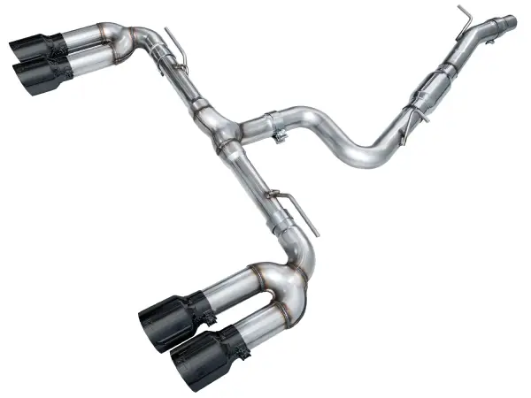 AWE Tuning - AWE 22-24 Audi 8Y S3 Touring Edition Exhaust - Diamond Black Tips