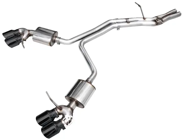 AWE Tuning - AWE Tuning 19-21 Porsche Macan 3.0T/2.9TT Touring Edition Catback Exhaust w/ Diamond Black Tips