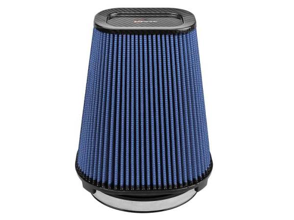 aFe - aFe Magnum FLOW Pro 5R Air Filter (5.5x 7.5)in F (9x 7)in B (5.8 x 3.8)in T (Carbon Fiber) x 10in H