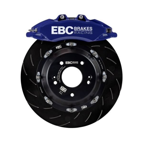 EBC - EBC Racing 2019+ BMW M235i (F44) Blue 6 Piston Apollo Calipers 355mm Rotors Front Big Brake Kit