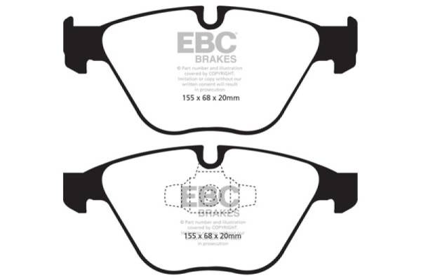 EBC - EBC 13+ BMW X1 2.0 Turbo (28i) Greenstuff Front Brake Pads