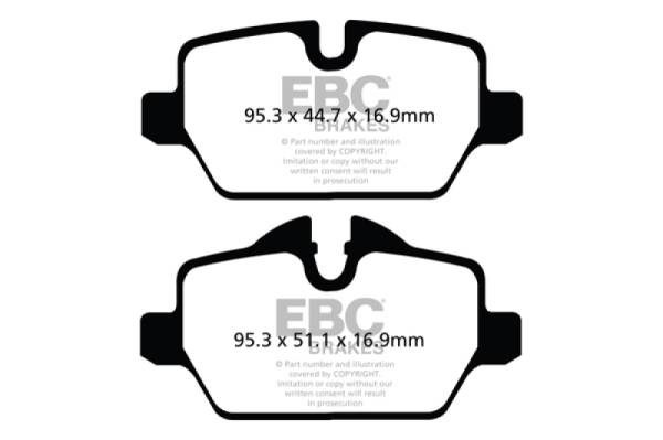 EBC - EBC 10+ Mini Countryman 1.6 Cooper Greenstuff Rear Brake Pads