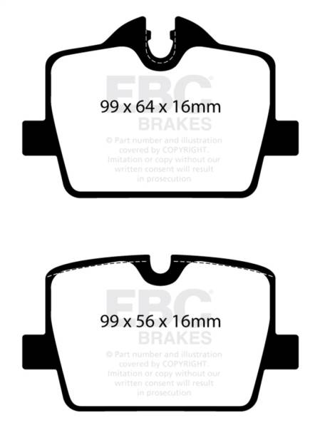 EBC - EBC 2019+ BMW Z4 G29 2.0T Greenstuff Rear Brake Pads