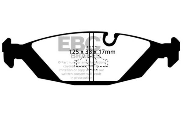 EBC - EBC 83-85 BMW 318 1.8 (E30) Greenstuff Rear Brake Pads