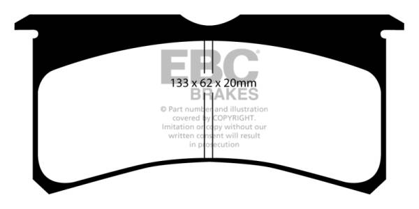 EBC - EBC Brakes Redstuff Ceramic Brake Pads - DP3037/2C