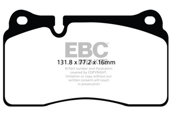 EBC - EBC Brakes Redstuff Ceramic Brake Pads