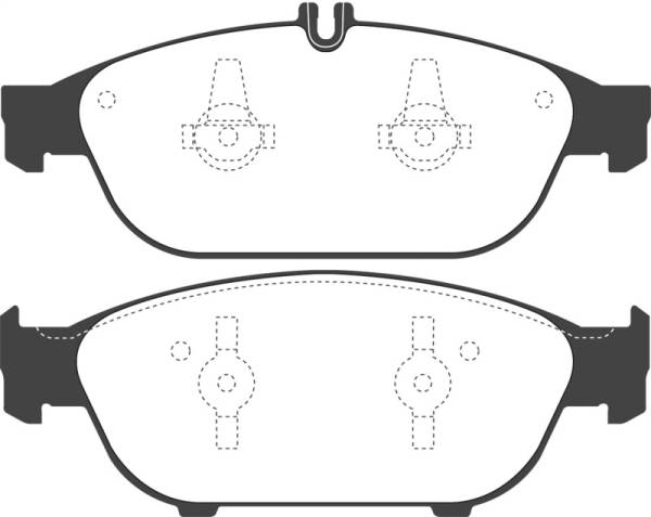 EBC - EBC 12+ Mercedes-Benz E550 4.6 Twin Turbo Coupe Redstuff Front Brake Pads