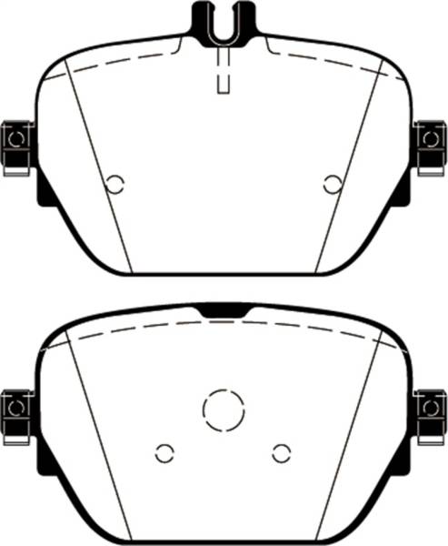 EBC - EBC 2019+ Mercedes-Benz CLS53 AMG (C257) 3.0L Turbo Redstuff Rear Brake Pads