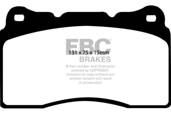 EBC - EBC 17-21 Honda Civic Type-R (FK8) Yellowstuff Front Brake Pads