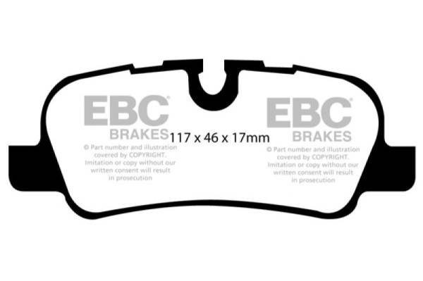 EBC - EBC 05-10 Land Rover LR3 4.4 Yellowstuff Rear Brake Pads