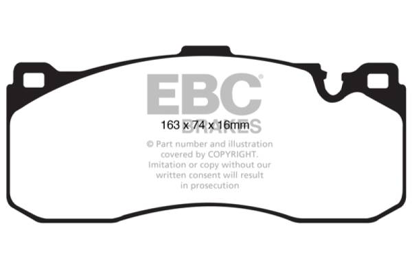 EBC - EBC 08-10 BMW 135 3.0 Twin Turbo Yellowstuff Front Brake Pads