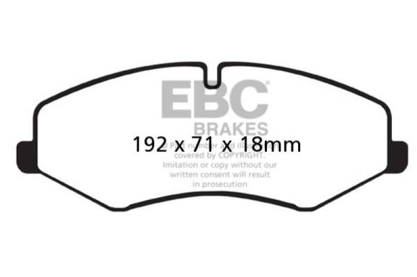 EBC - EBC 10-14 Land Rover LR4 5 Yellowstuff Front Brake Pads