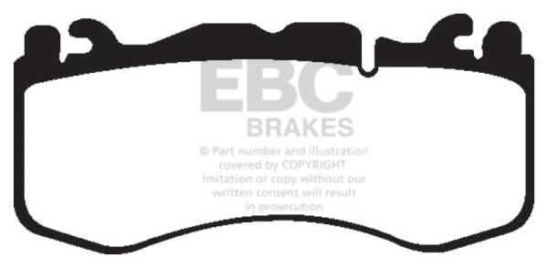 EBC - EBC 12+ Aston Martin Vantage 4.7 Yellowstuff Front Brake Pads