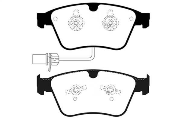 EBC - EBC 13-18 Bentley Continental 4.4TT Yellowstuff Front Brake Pads