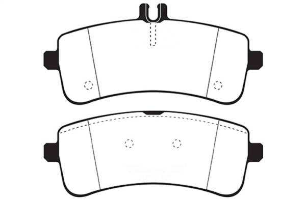 EBC - EBC 2015+ Mercedes-Benz C63 AMG (W205) Yellowstuff Rear Brake Pads