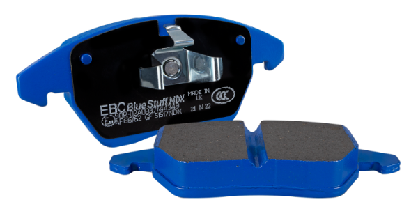 EBC - EBC Racing 12-19 BMW 3-Series (F30/F31/F34) Apollo-4 Caliper Bluestuff Racing Brake Pad