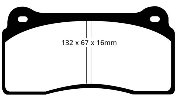 EBC - EBC 99-03 Aston Martin DB7 5.9 Orangestuff Front Brake Pads