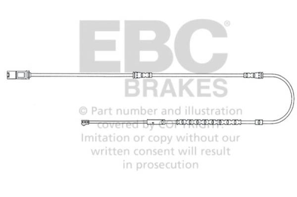 EBC - EBC 2010-2011 BMW 528 3.0L (F10) Front Wear Leads