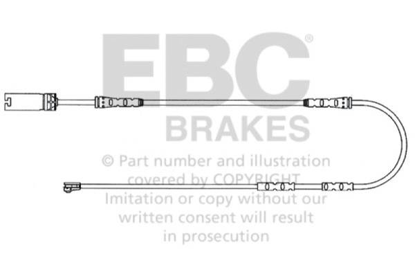 EBC - EBC 2011-2012 BMW 135 3.0L Turbo Front Wear Leads