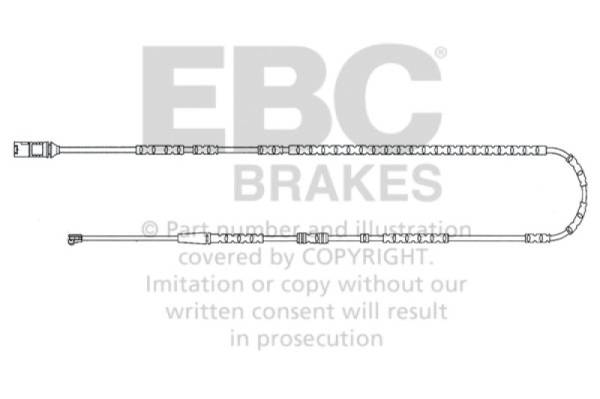 EBC - EBC 2010-2016 BMW Z4 3.0L (E89) Rear Wear Leads