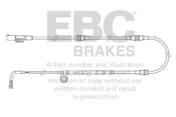 EBC - EBC 2005-2006 Land Rover Range Rover Sport 4.4L Front Wear Leads