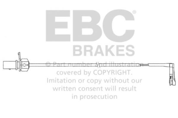 EBC - EBC 2011 Audi A6 2.0L Turbo Rear Wear Leads