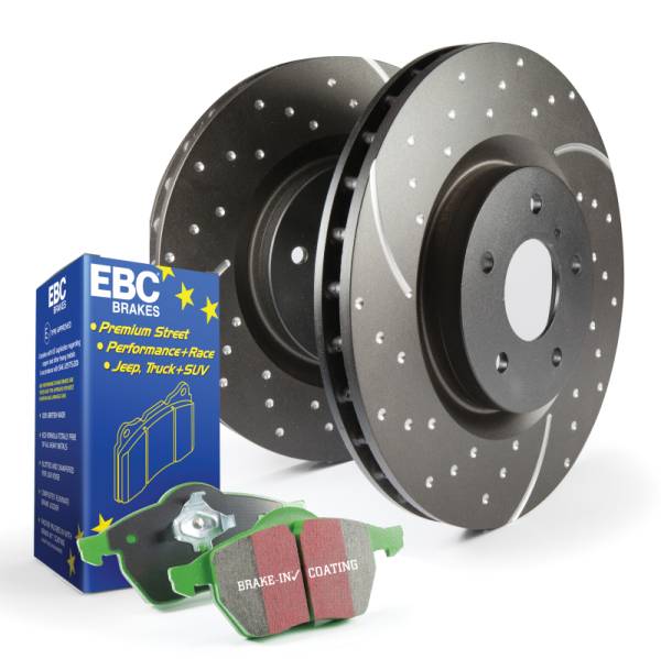 EBC - EBC S10 Kits Greenstuff Pads and GD Rotors