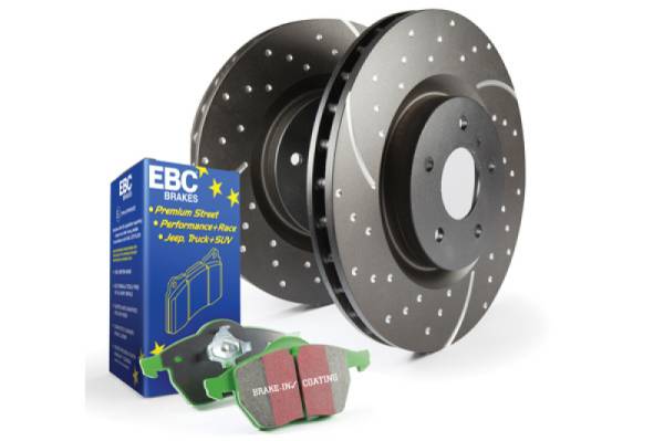 EBC - EBC S10 Kits Greenstuff Pads and GD Rotors