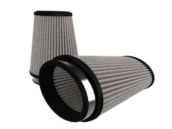 aFe - aFe Magnum (3x4-3/4)in Flange ID x (4x5-3/4)in Base x (2-1/2x4-1/4) FLOW Pro DRY S Air Filter (Pair) - 21-90054-MA