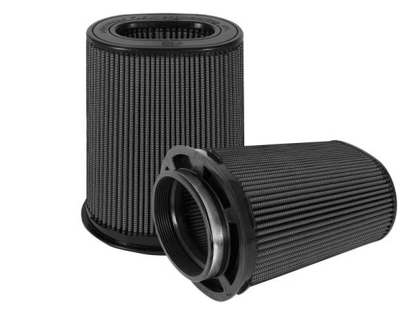 aFe - aFe Magnum FLOW Black Pro 5R Air Filter (Pair) (6x4)in F x (8-1/4x6-1/4in)  B x (7-1/4x5in) Tx10in H - 24-91136K-MA