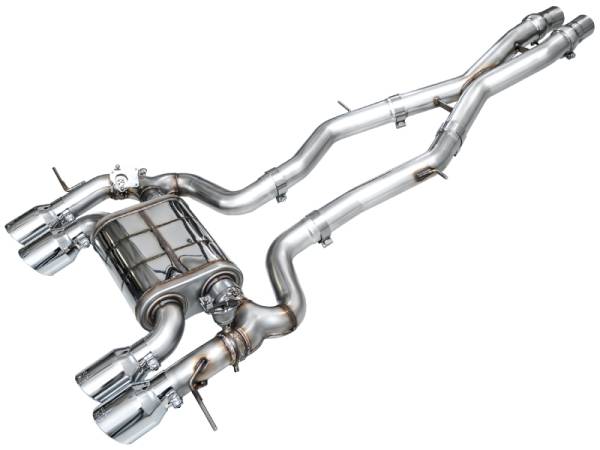 AWE Tuning - AWE Tuning 23-24 BMW G87 M2 SwitchPath Edition Exhaust - Chrome Silver Tips - 3025-42487