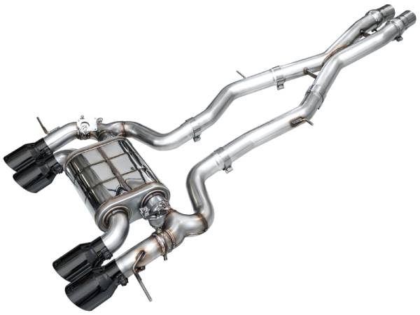 AWE Tuning - AWE Tuning 23-24 BMW G87 M2 SwitchPath Edition Exhaust - Diamond Black Tips - 3025-43487