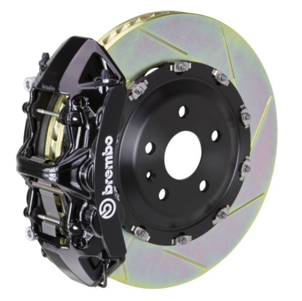 Brembo - Brembo 09-13 X5M Front GT BBK 6 Piston Cast 405x34 2pc Rotor Slotted Type1 -Black - 1N2.9537A1