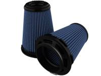 aFe - aFe Takeda Intake Replace Air Filter w/Pro 5R Media (Pair) 3.5in F / 5in B / 3.5in T (Inv) / 6in H - Image 1