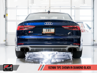 AWE Tuning - AWE Tuning Audi B9 S5 Coupe 3.0T Track Edition Exhaust - Diamond Black Tips (102mm) - Image 2