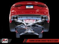 AWE Tuning - AWE Tuning Audi B9 S5 3.0T Touring Edition Exhaust - Black Diam Tips (102mm) - Image 5