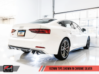 AWE Tuning - AWE Tuning Audi B9 S5 Sportback SwitchPath Exhaust - Non-Resonated (Silver 102mm Tips) - Image 2