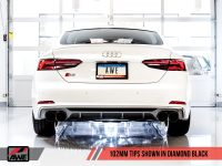 AWE Tuning - AWE Tuning Audi B9 S5 Sportback SwitchPath Exhaust - Non-Resonated (Black 102mm Tips) - Image 3