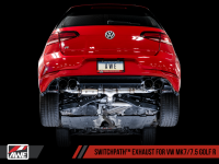 AWE Tuning - AWE Tuning Volkswagen Golf R MK7.5 SwitchPath Exhaust w/Chrome Silver Tips 102mm - Image 11