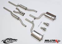 Milltek Resonated (Quieter) Cat-Back Exhaust System for Audi B6 S4 / B6 A4 3.0L & B7 A4 3.2L SSXAU296