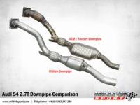 Milltek Largebore Downpipes (w/ highflow cat) for MK1 3.2L TT Quattro SSXAU140