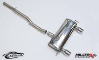 Milltek Non-Resonated (Louder) Cat-Back Exhaust System w/ GT100 Tips for Audi TT MK1 180/225HP Quattro Coupe & Roadster SSXAU237