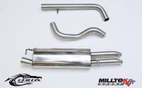 Milltek 2.50" Cat-Back Exhaust System (non-resonated) for VW MKIV Golf/Jetta 1.9 TDI SSXVW061